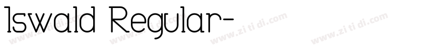 0swald Regular字体转换